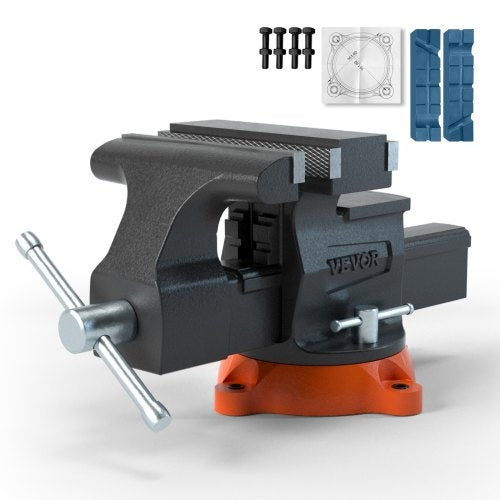 Bench Vise, 16.5 cm Jaw Width 16.5 cm Forward & 23.6 cm Reverse