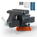 Bench Vise, 16.5 cm Jaw Width 16.5 cm Forward & 23.6 cm Reverse
