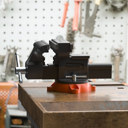 Bench Vise, 16.5 cm Jaw Width 16.5 cm Forward & 23.6 cm Reverse
